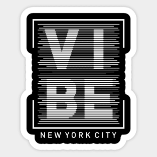 Vibe new york city Sticker